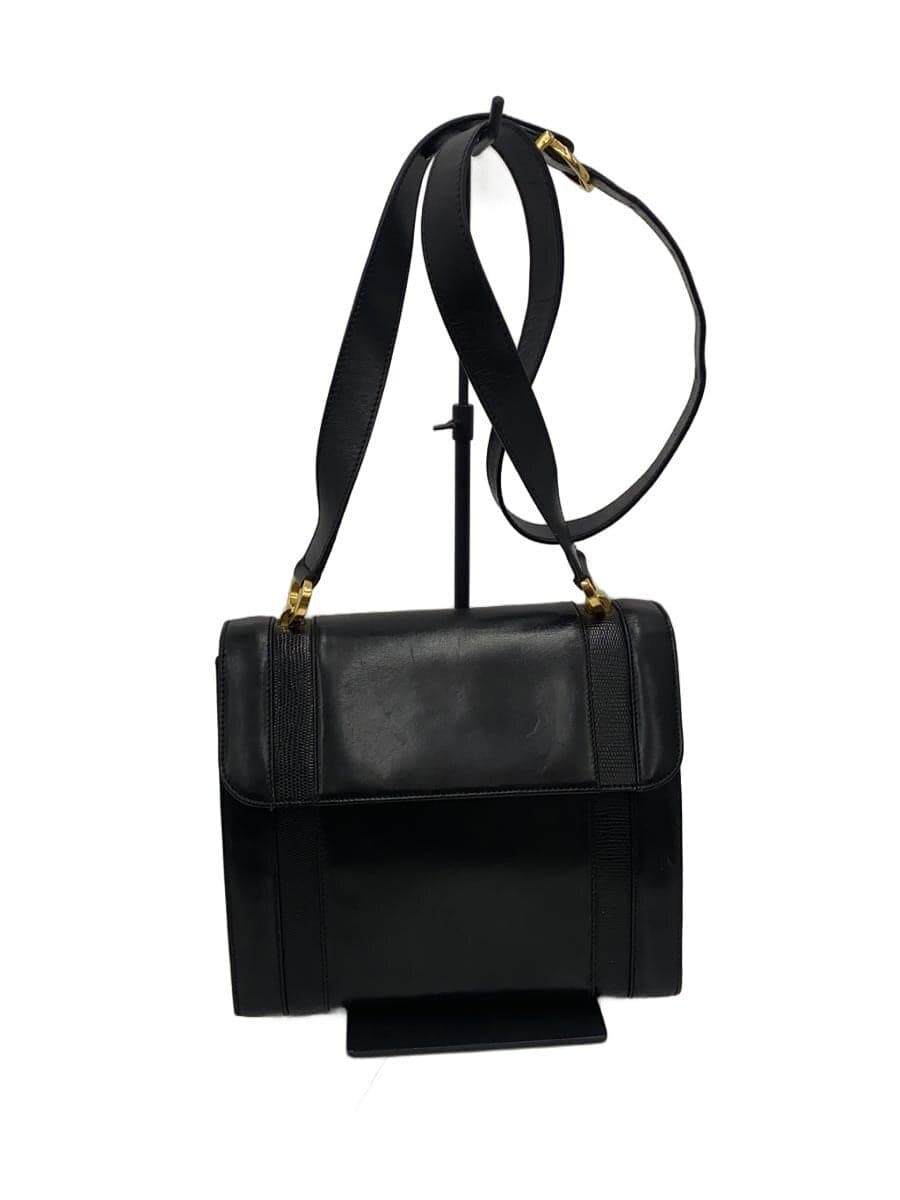 Salvatore Ferragamo Shoulder Bag Leather Black