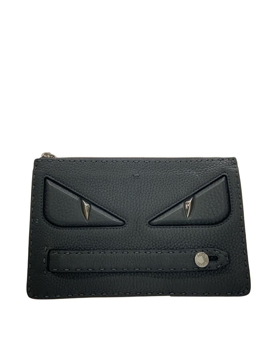 FENDI Mon Star Second Bag Leather GRY