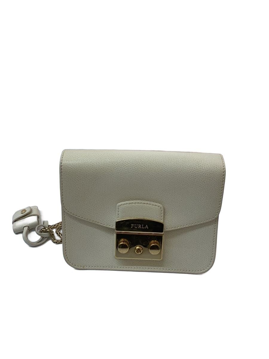 FURLA Metro Police Shoulder Bag WHT
