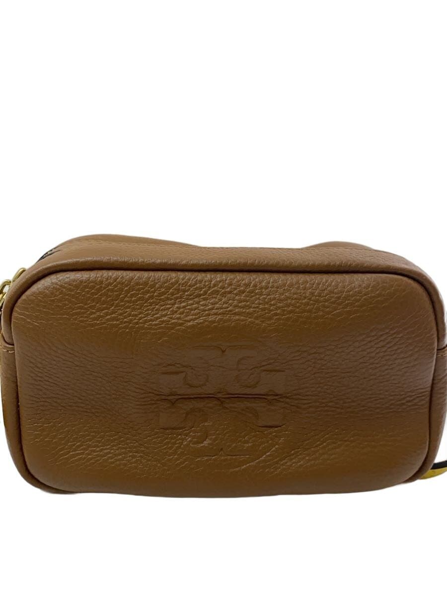 TORY BURCH Perry Bombe Shoulder Bag Leather BEG