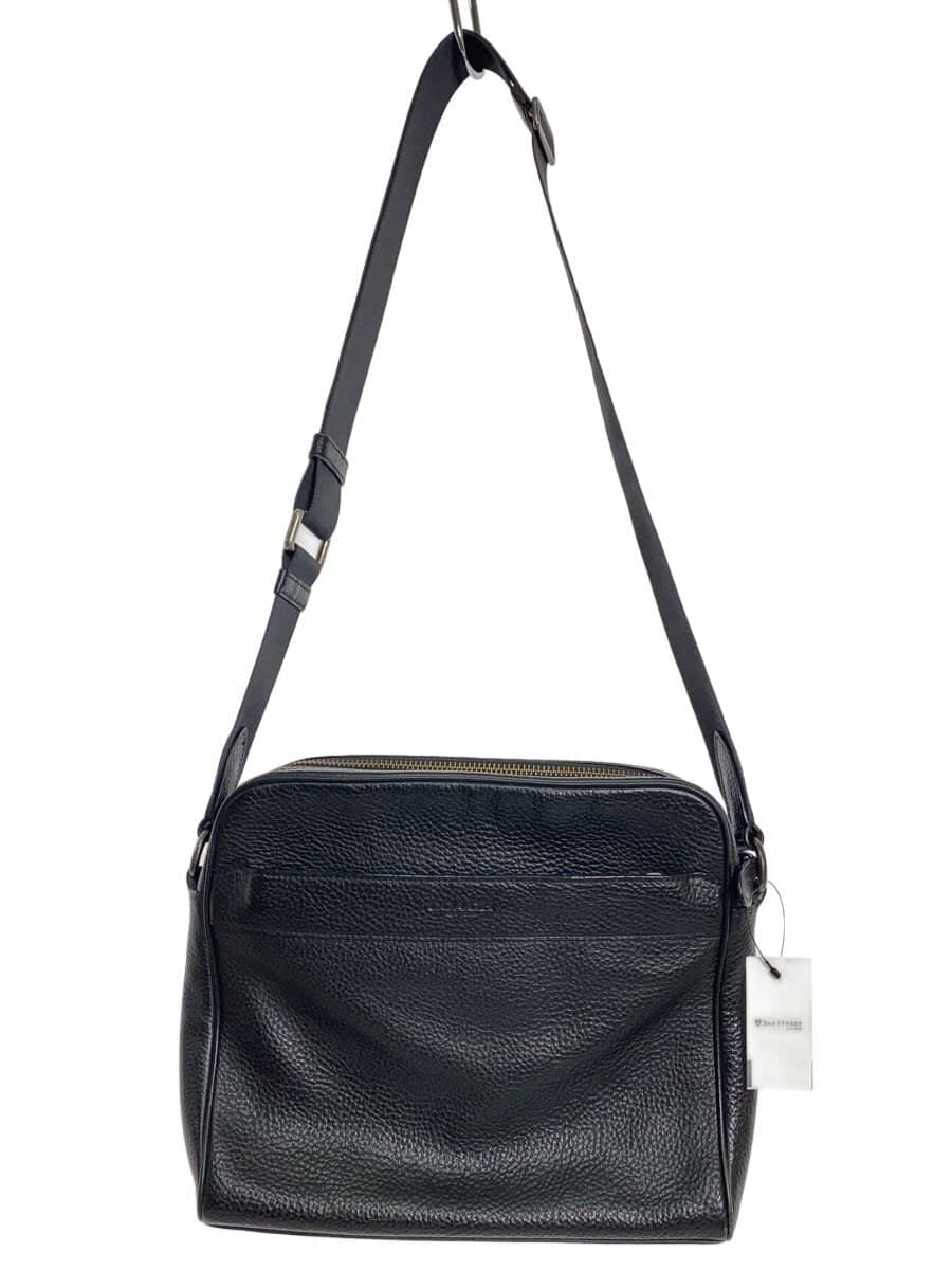 COACH Shoulder Bag Leather BLK F24876