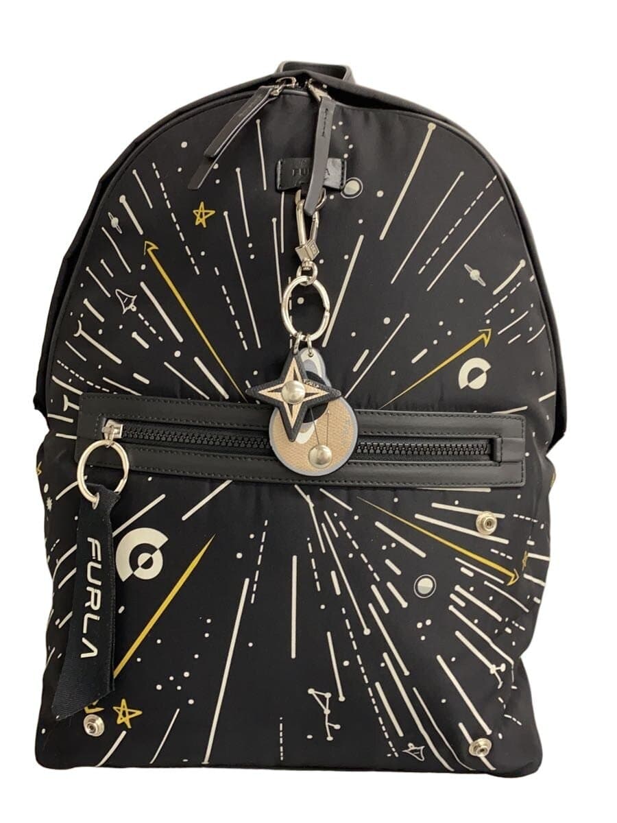 FURLA Backpack BLK Stripe