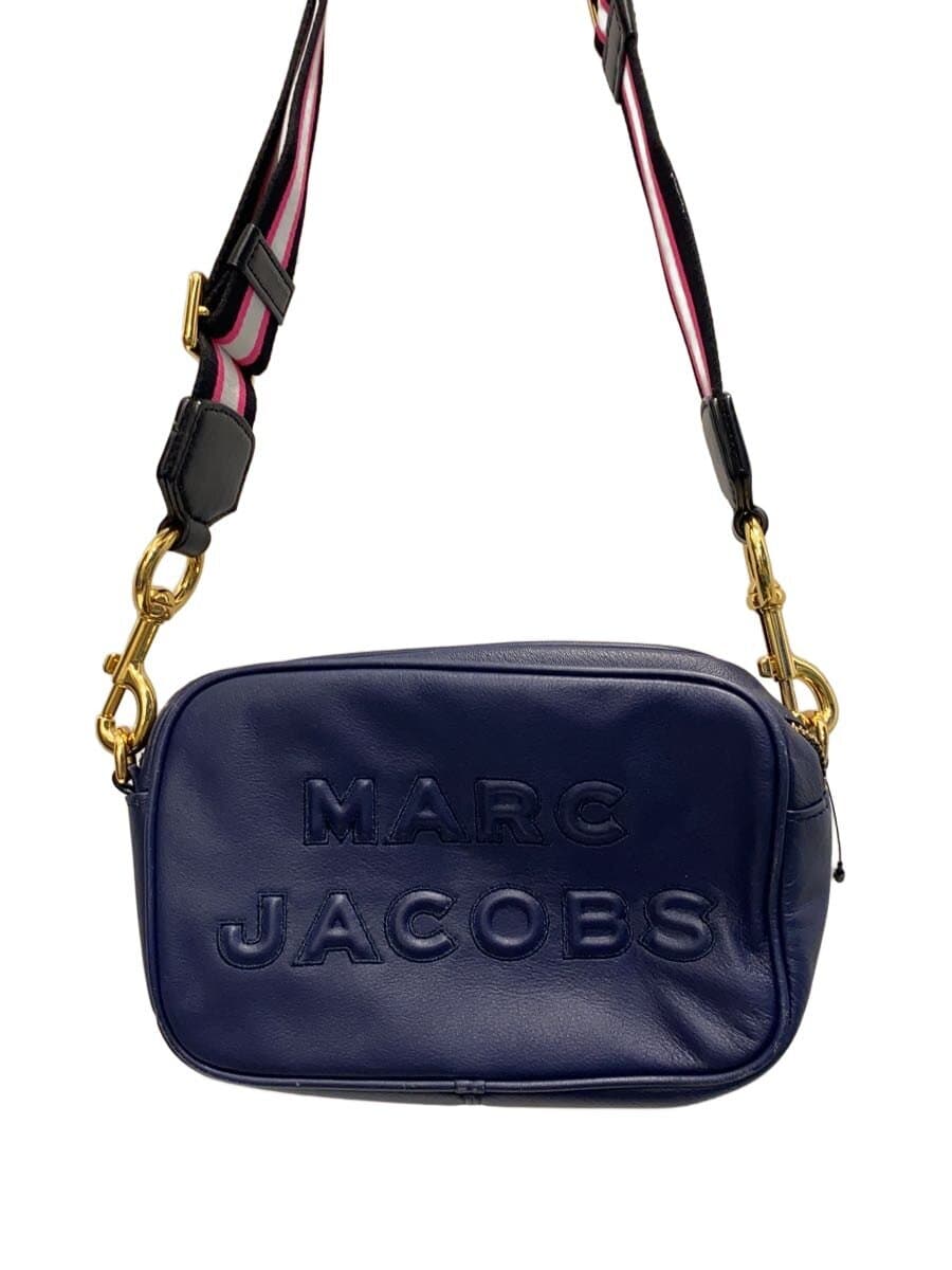 MARC JACOBS Shoulder Bag Leather NVY Solid