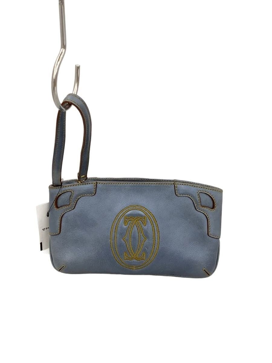 Cartier Pouch Leather BLU Marcello