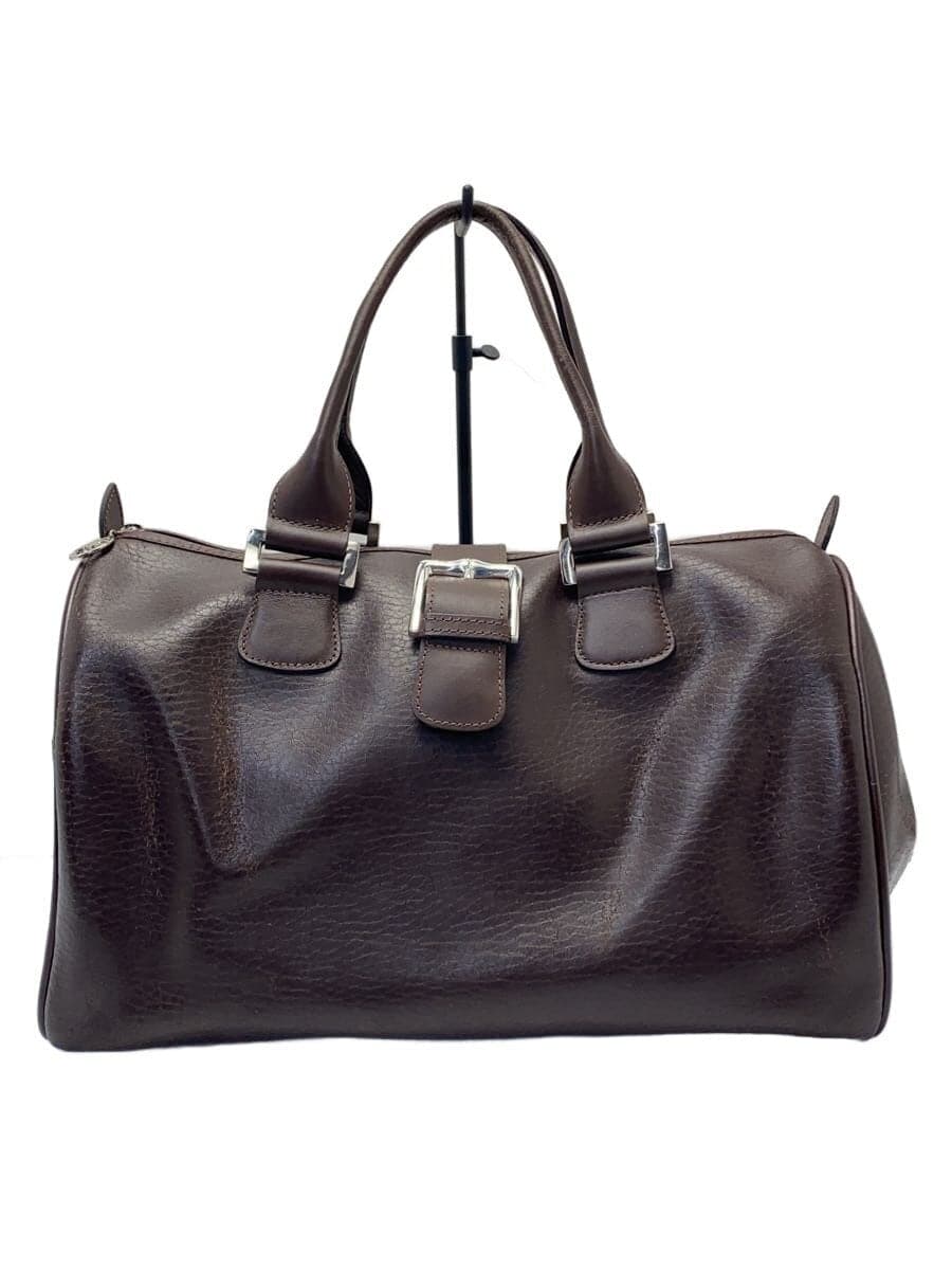 LONGCHAMP Mini Boston Bag Leather BRW 2983157002