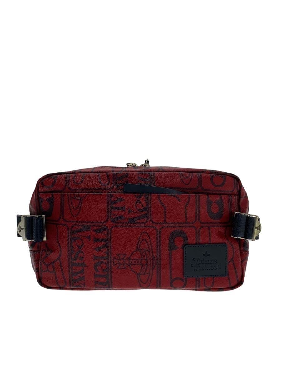 Vivienne Westwood shoulder bag PVC RED all-over pattern