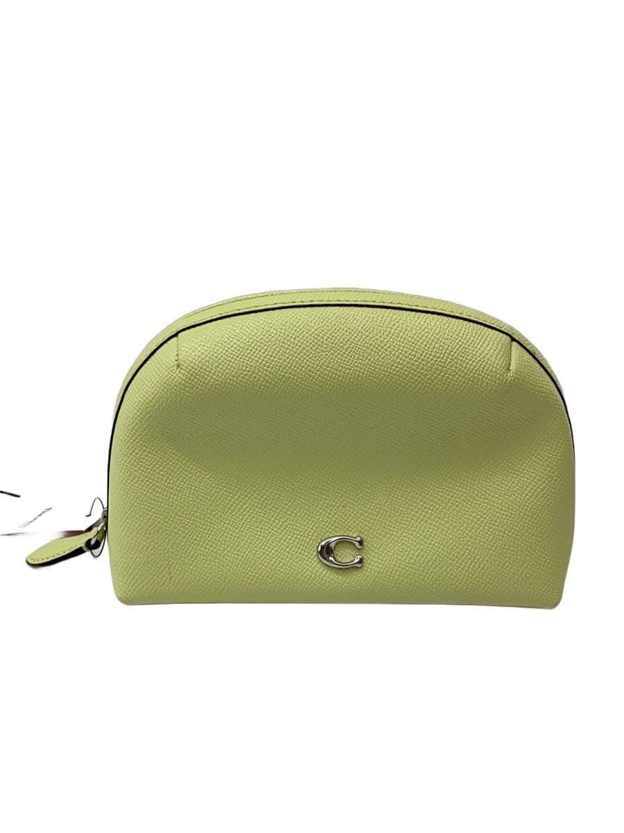 COACH Pouch Leather YLW Solid B2148-C2489