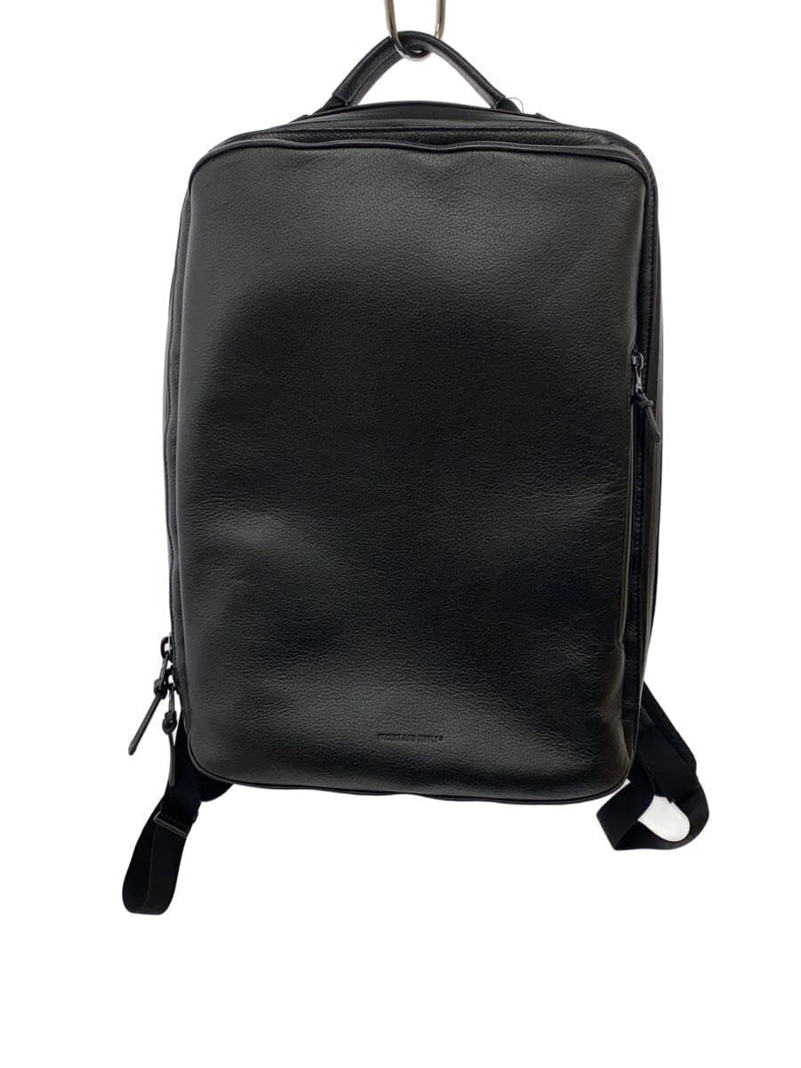 BROSKI AND SUPPLY Backpack Cowhide BLK BBOM-B1234