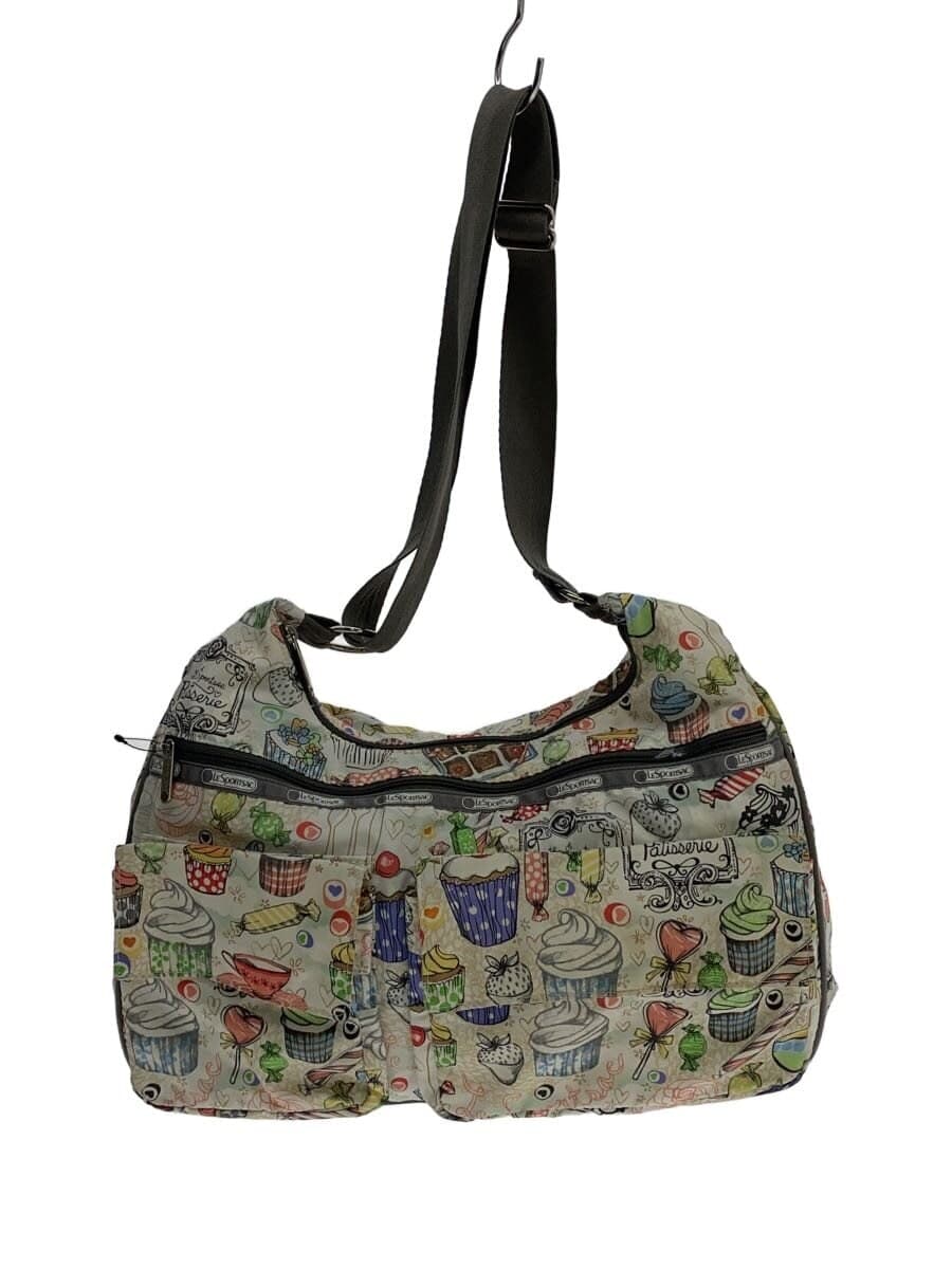 LESPORTSAC Shoulder Bag Nylon IVO All Over Pattern Sweets Pattern