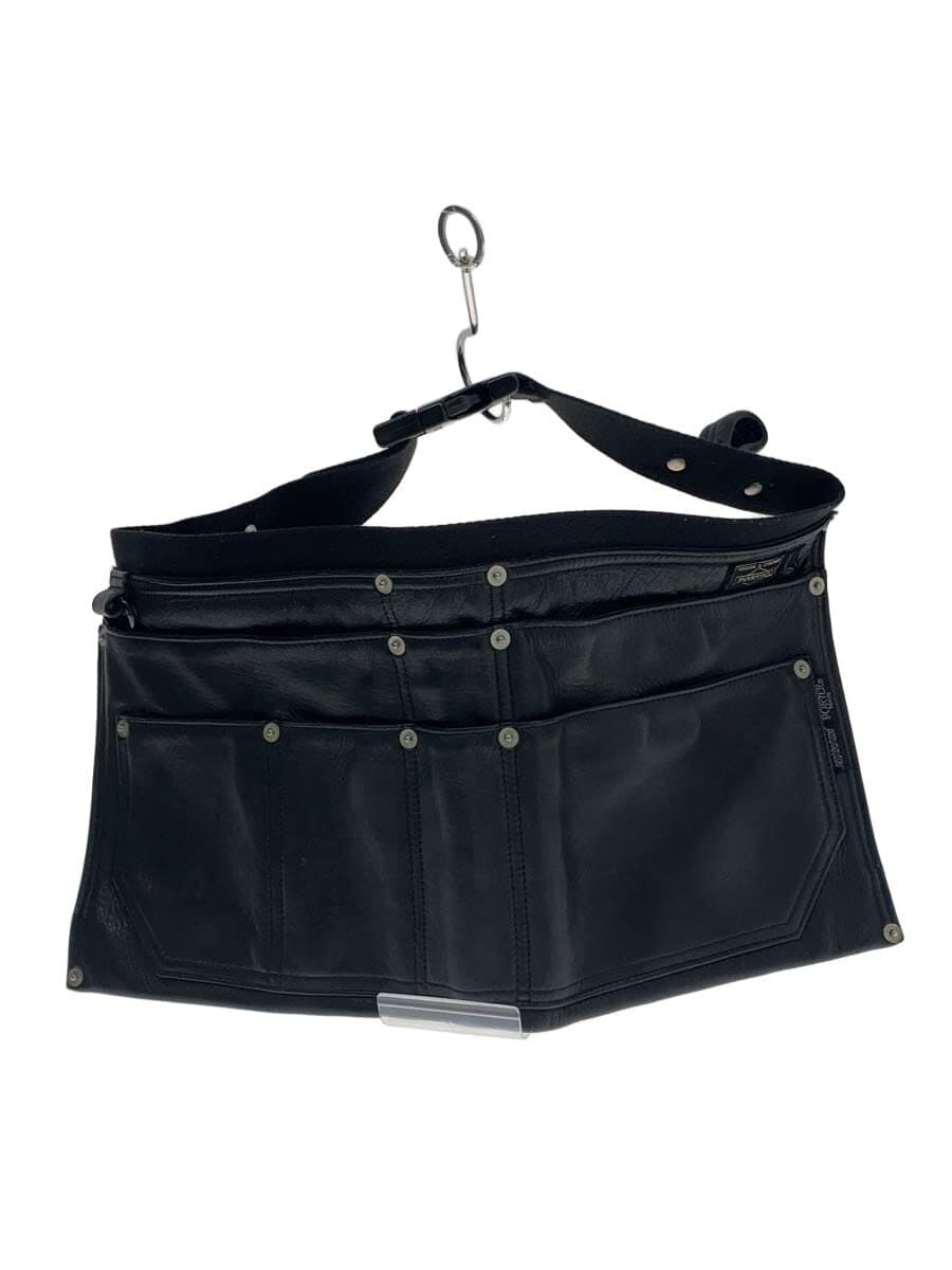 PORTER x NEIGHBORHOOD Waist Bag Leather BLK Solid