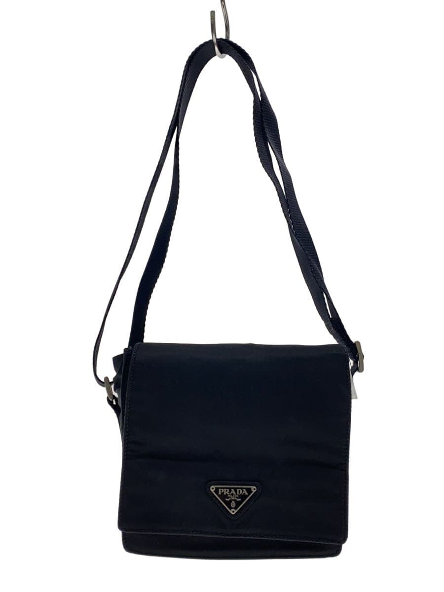 PRADA Shoulder Bag Nylon BLK