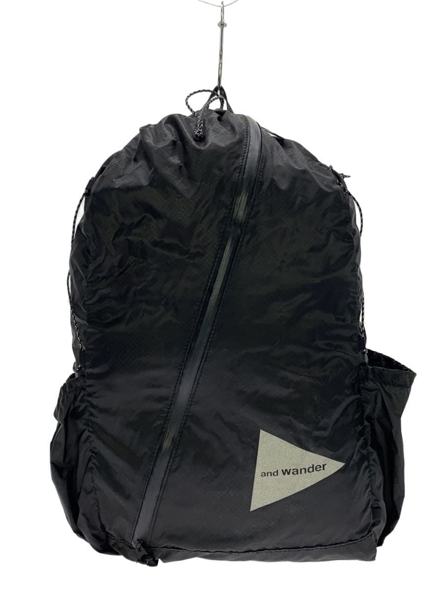 and wander shoulder bag nylon BLK
