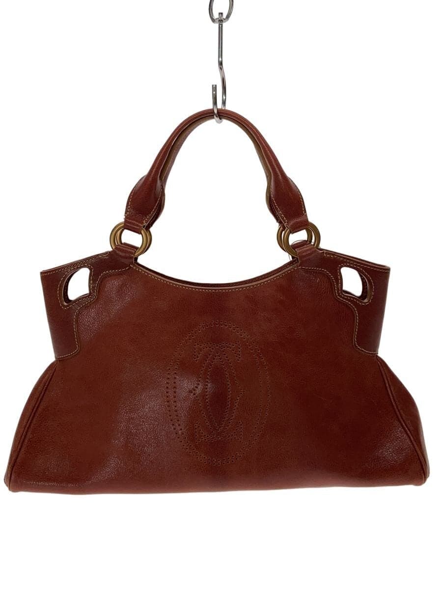 Cartier bag leather RED plain