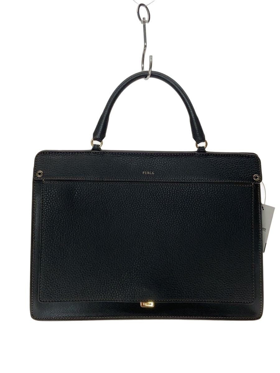 FURLA tote bag -- BLK solid color