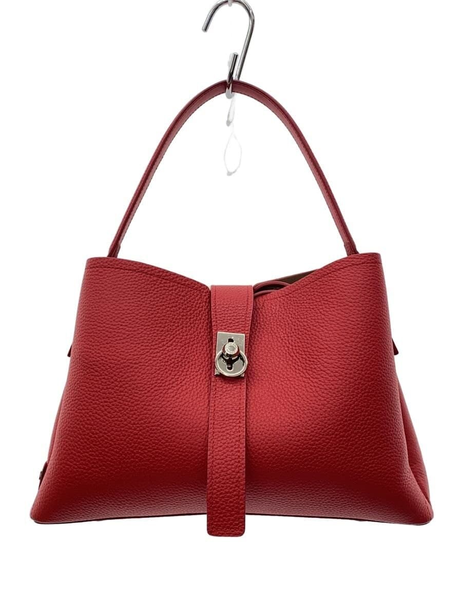 BARCOS Handbag Leather RED Solid