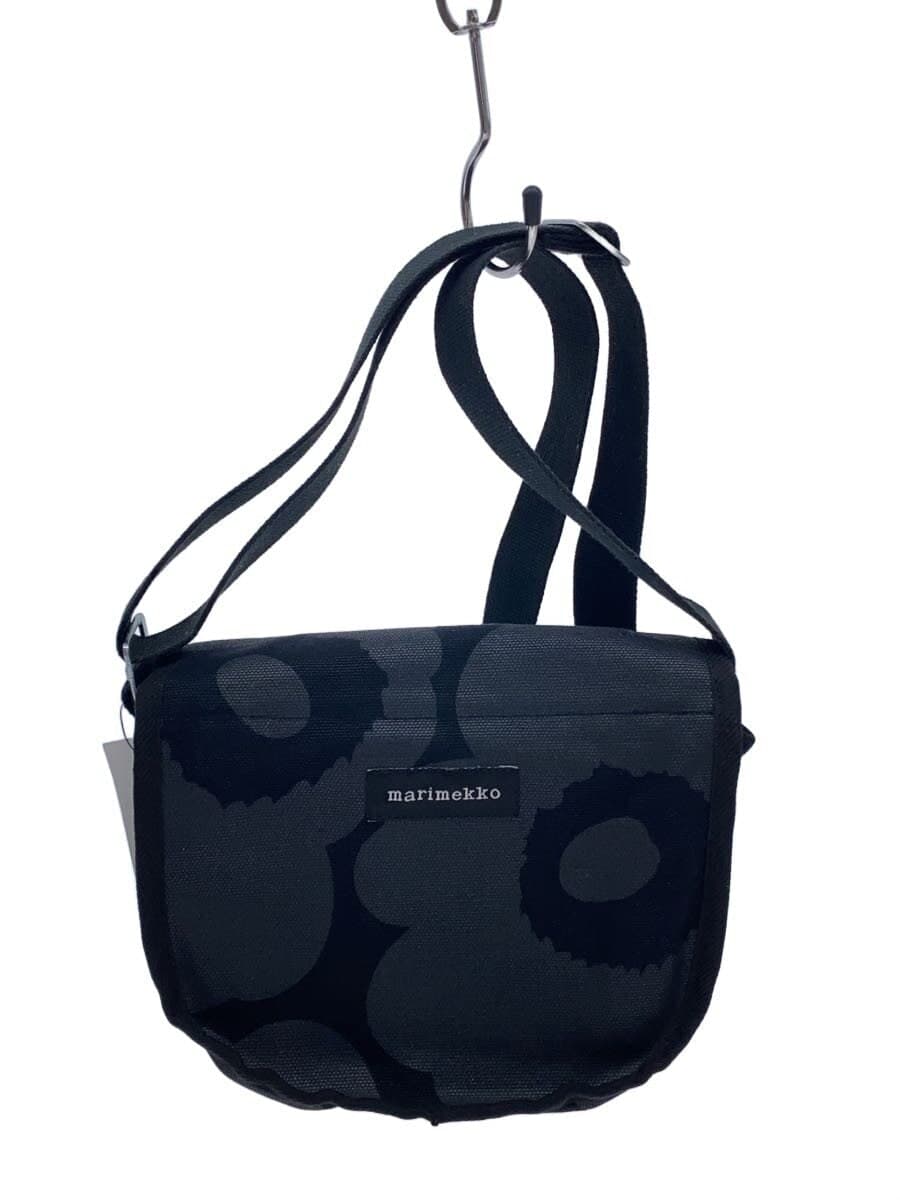 Marimekko shoulder bag -- BLK All-over pattern KERTTU WX PIENI NIKKO