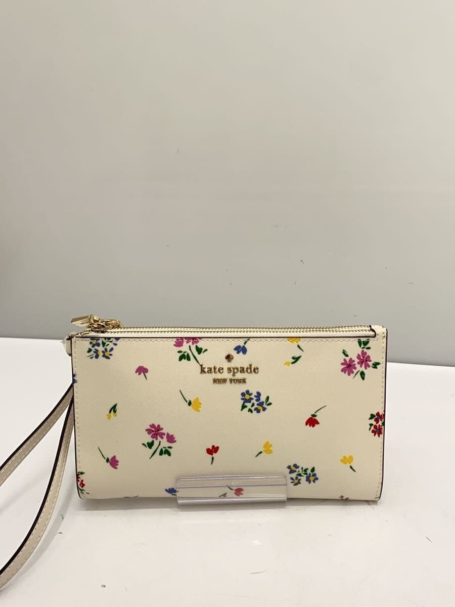 kate spade new york Pouch PVC WHT All Over Pattern KB588
