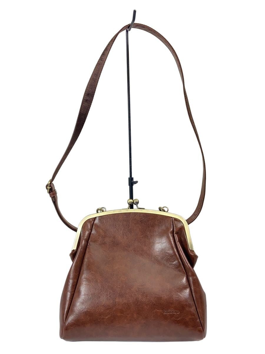 Rafi Caro Shoulder Bag Leather BRW Gamaguchi