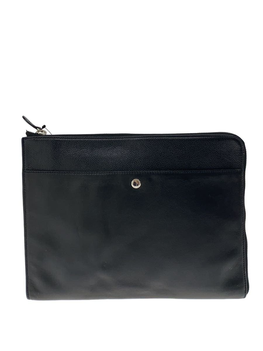 J&M DAVIDSON Second Bag Leather BLK Solid