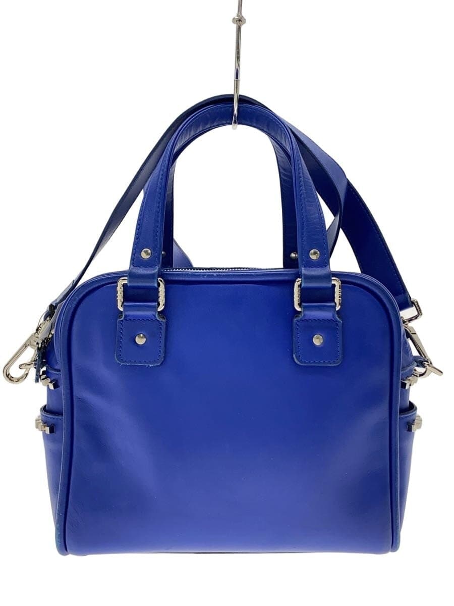 JACQUES LE CORRE Shoulder Bag Leather BLU Solid