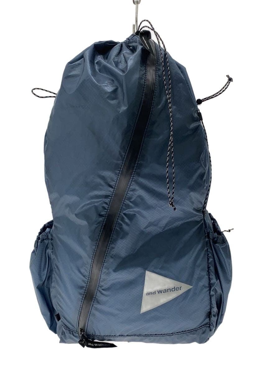 and wander Backpack Nylon BLU Solid 574-4975199