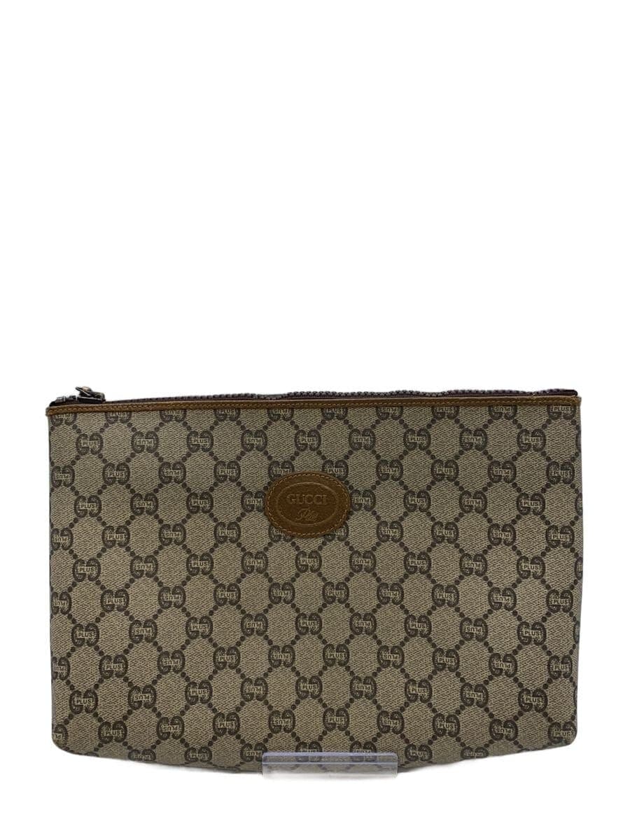 GUCCI PLUS clutch bag leather multicolor monogram