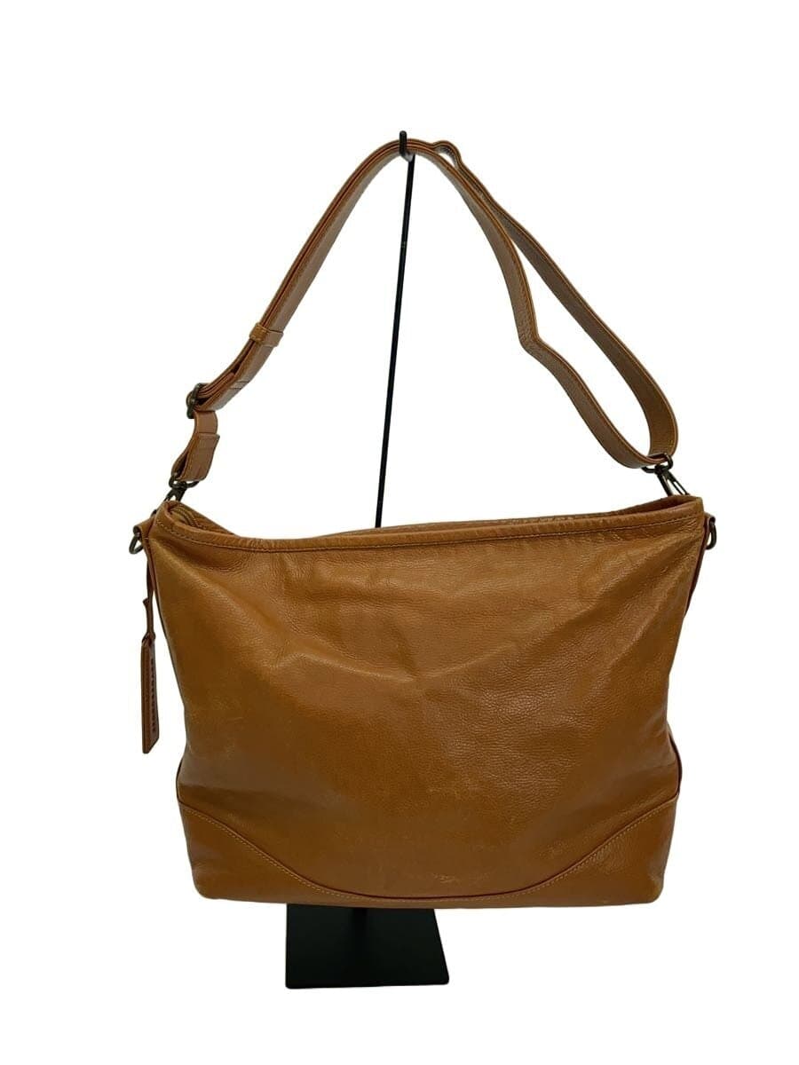 MOTHERHOUSE Shrunken Leather Shoulder Bag Leather BRW