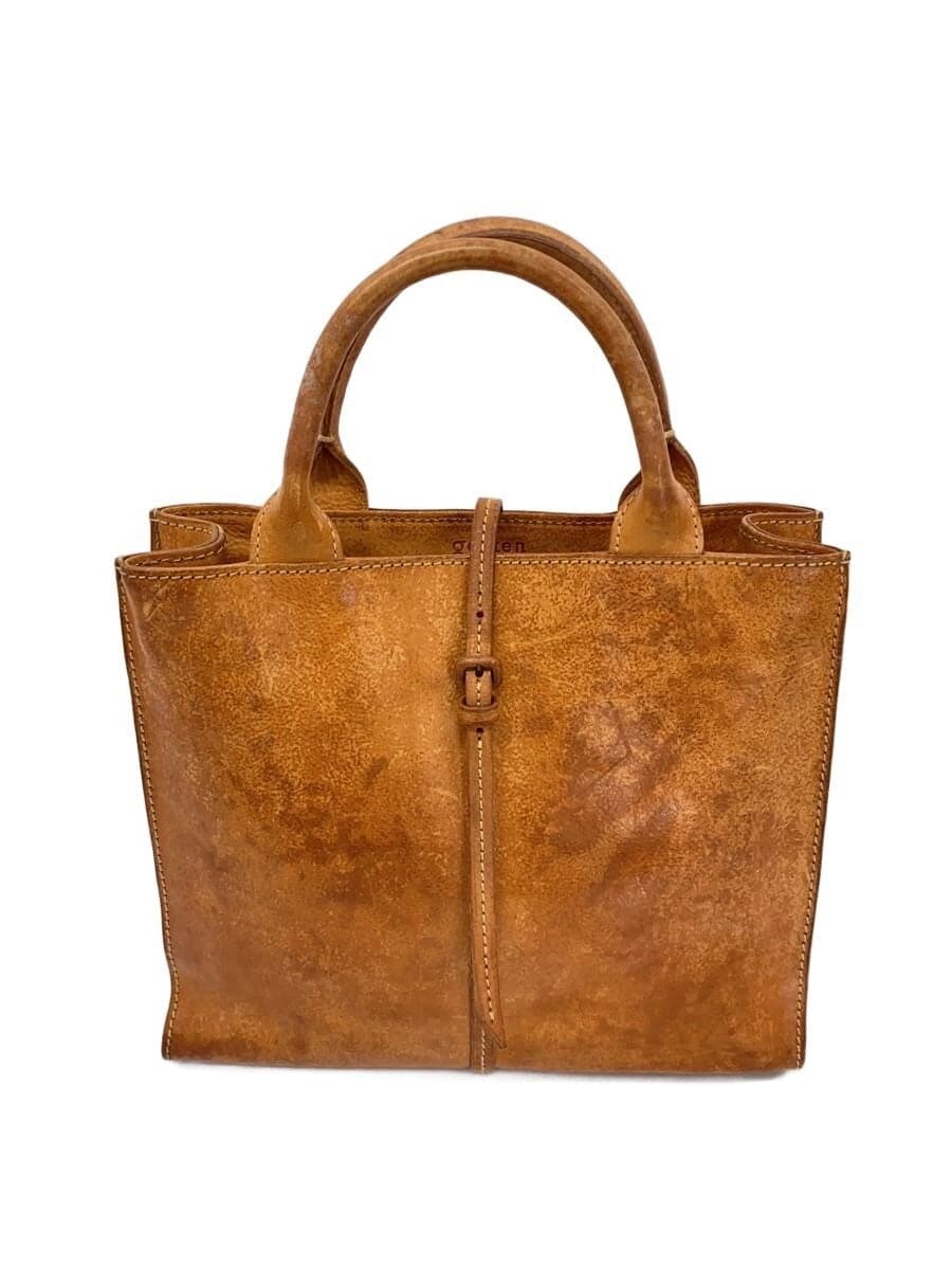 GENTEN bag leather BRW plain