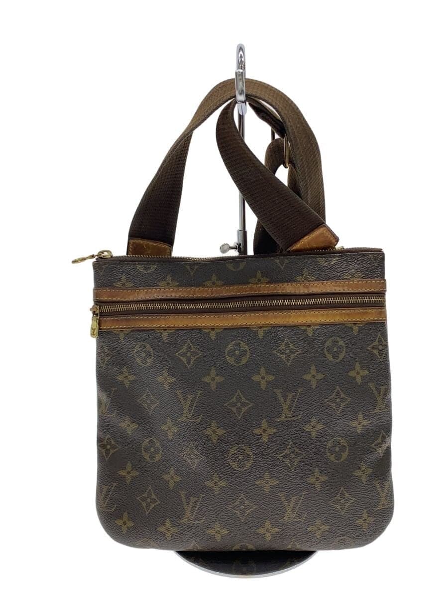 LOUIS VUITTON Pochette Bosphore_Monogram Canvas PVC BRW