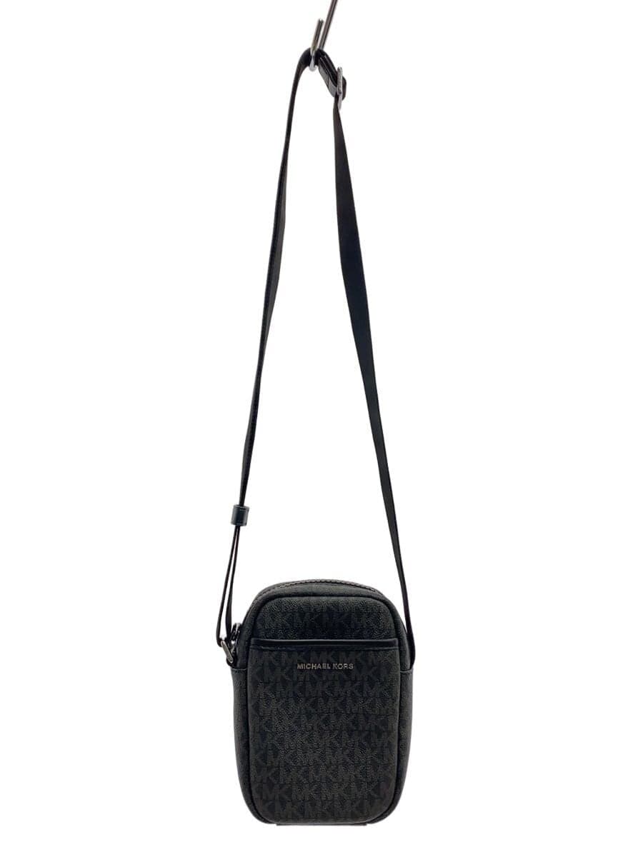 MICHAEL KORS Shoulder Bag Canvas BLK 37U0MCOC1B