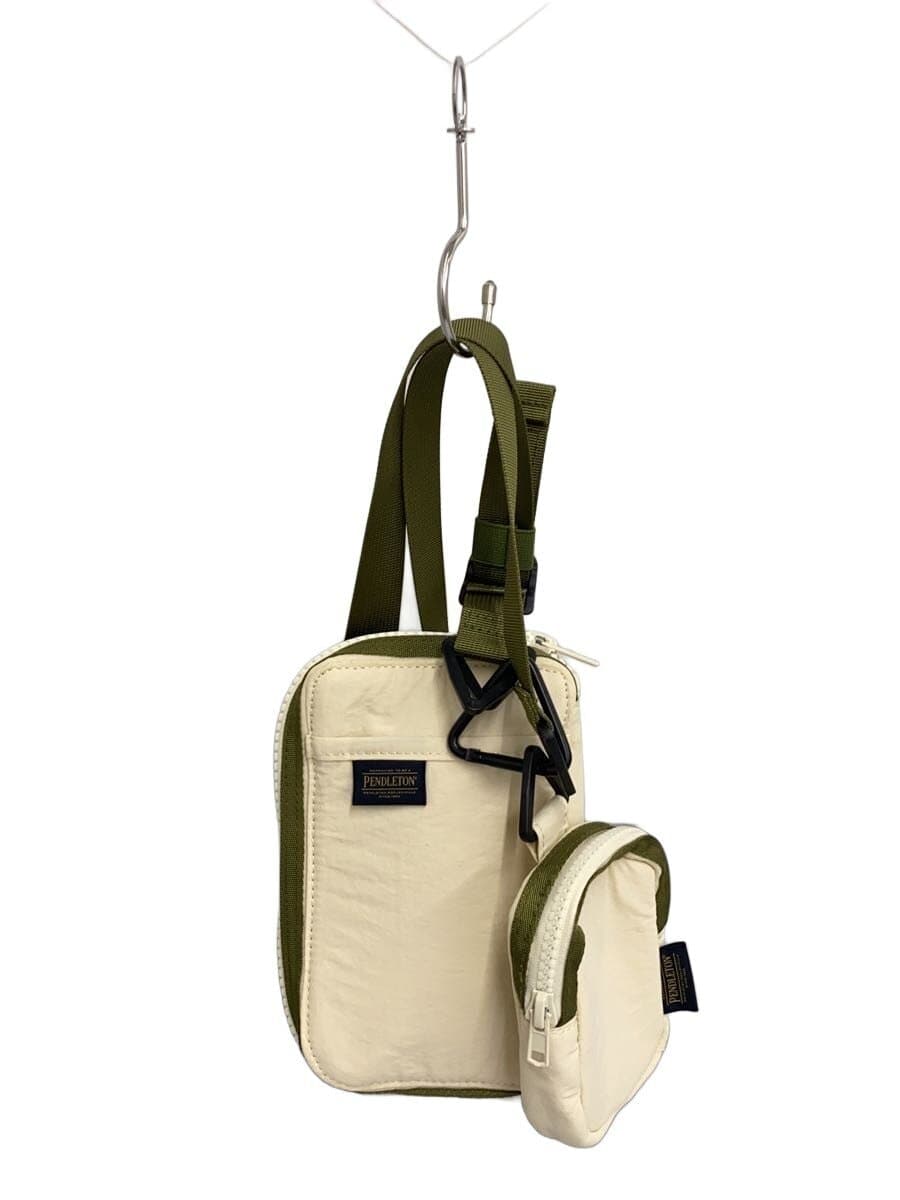 PENDLETONMULTI NECK POUCHI Shoulder Bag Nylon CRM Solid PDT-IMR-241002