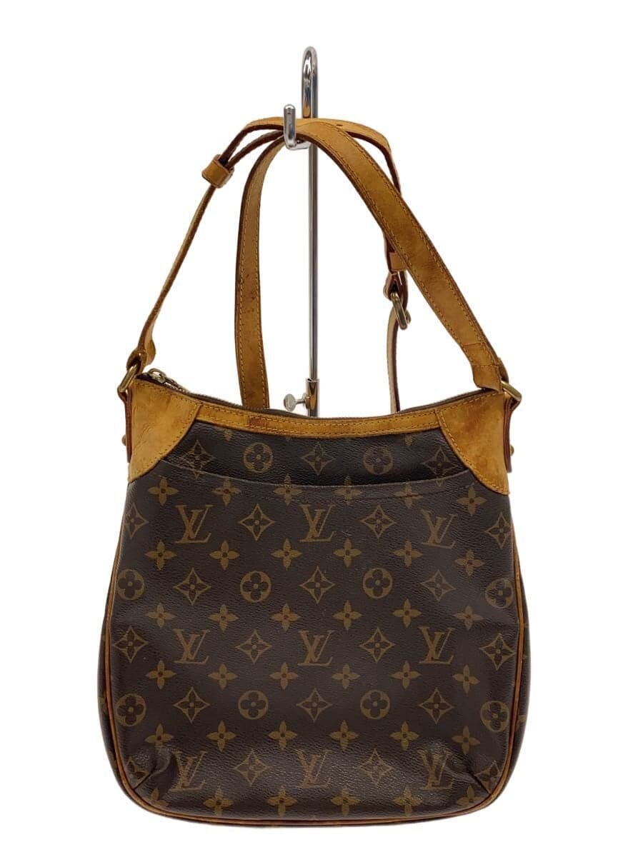 LOUIS VUITTON Odeon PM Monogram Canvas PVC BRW Allover Pattern M56390