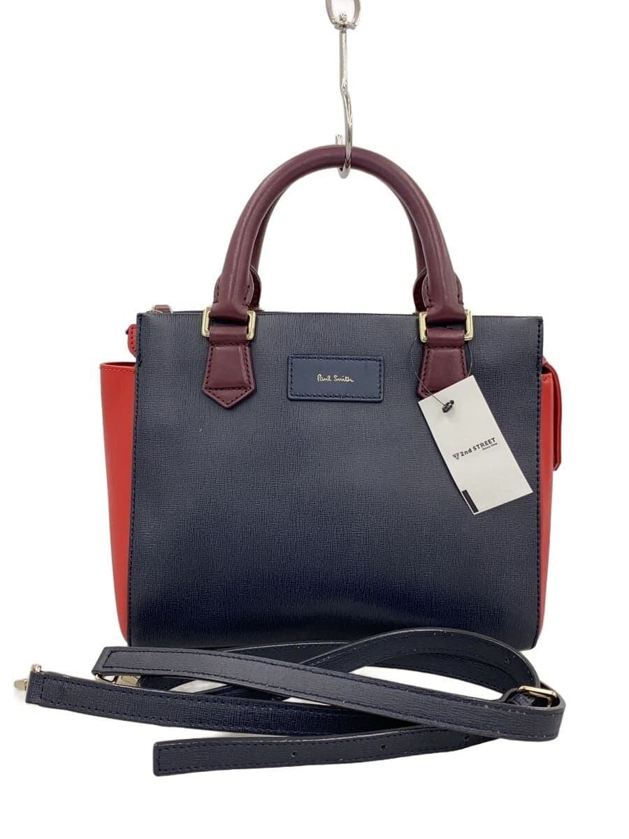 Paul Smith handbag Synthetic Leather navy plain