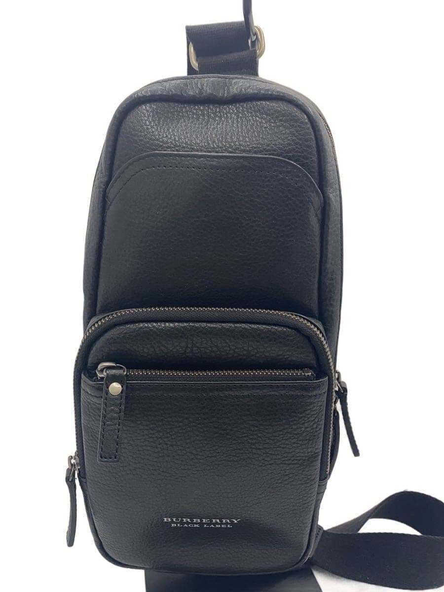BURBERRY BLACK LABEL Shoulder Bag Leather BLK D1148-102-09