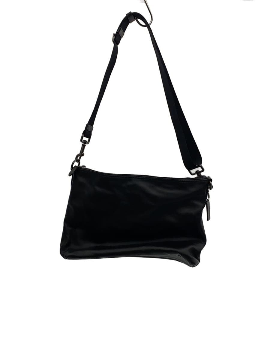 COACH Shoulder Bag Leather BLK Solid F72511