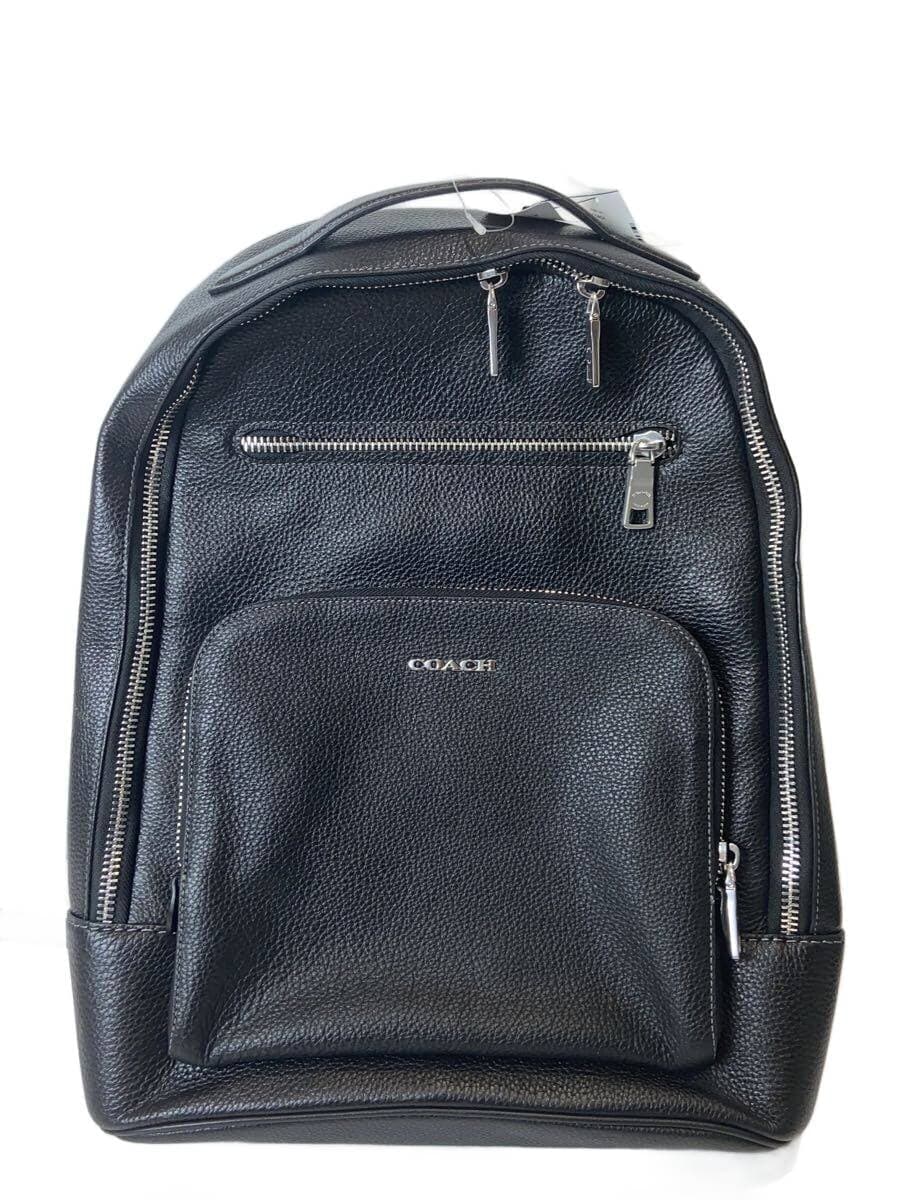 COACH Backpack Leather Black CM697