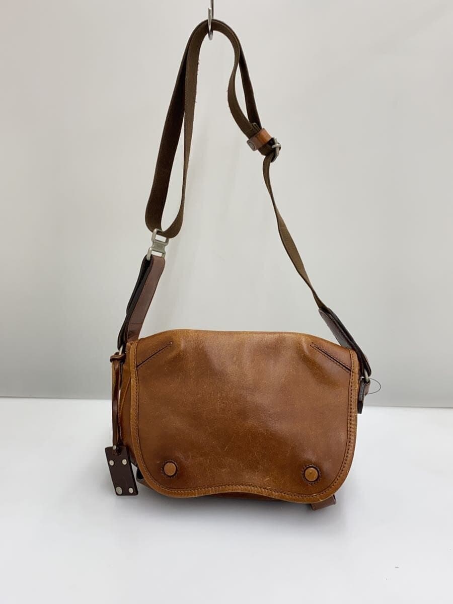 HERGOPOCH Shoulder Bag Leather BRW Solid