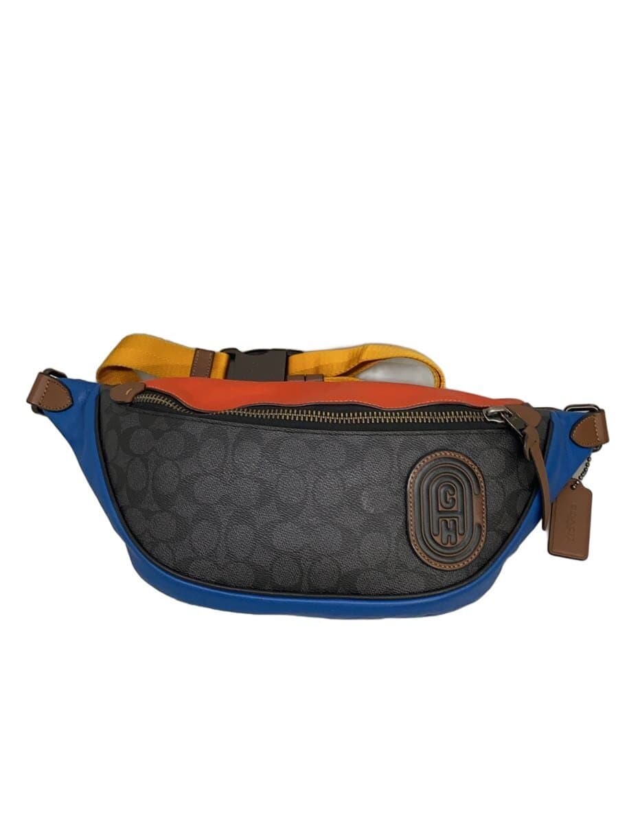 COACH Waist Bag Leather Multicolor All Over Pattern B2061-962