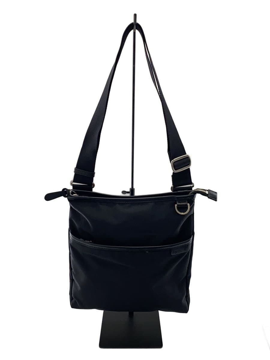 agnes b VOYAGE Shoulder Bag BLK Solid