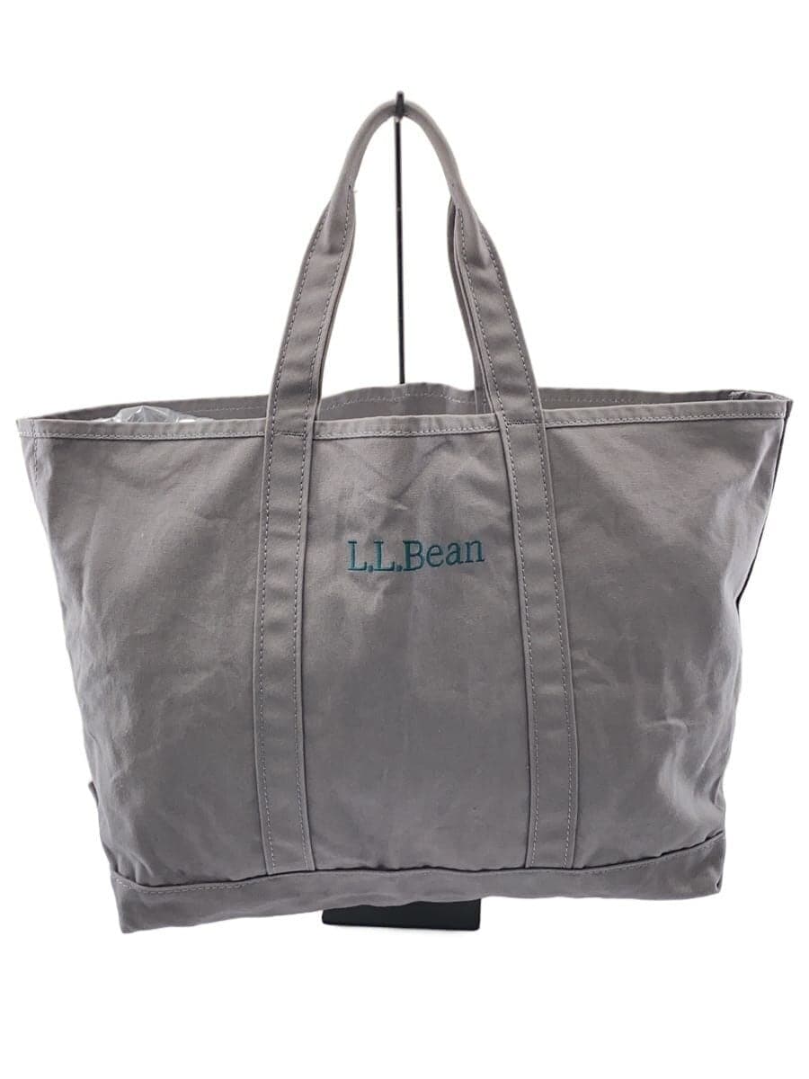 L.L.Bean Tote Bag Canvas GRY Solid 301371