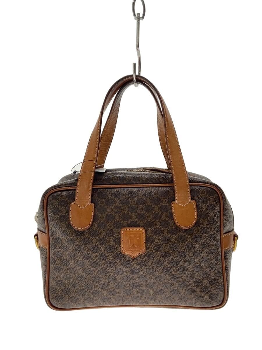 CELINE Macadam With Wear Handbag Leather BRW