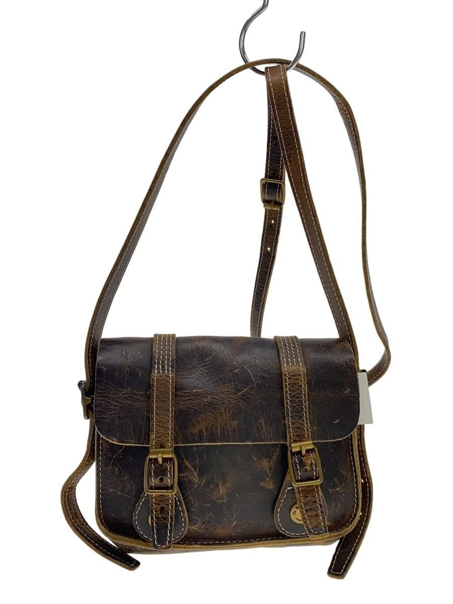 Dr. Martens shoulder bag leather BRW plain