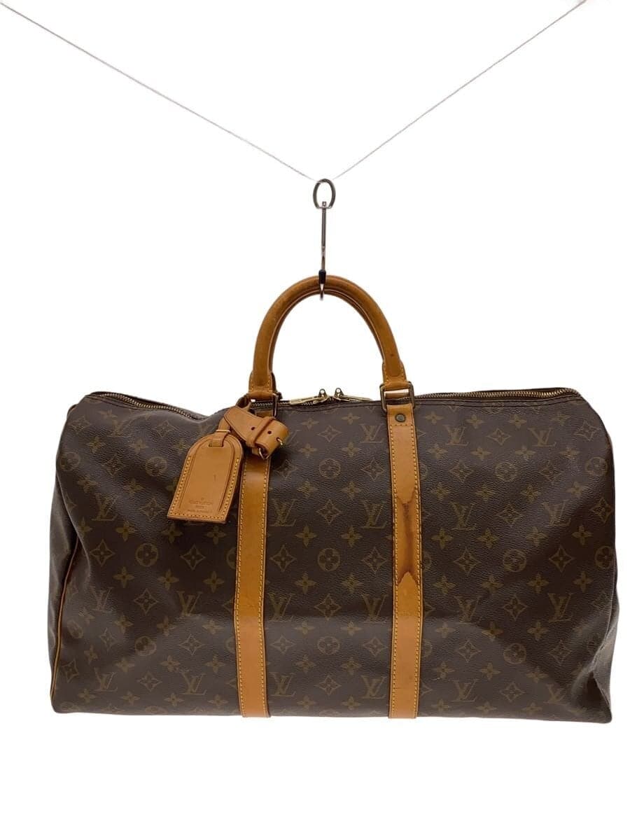 LOUIS VUITTON Keepall 45 Monogram Canvas PVC BRW M41428