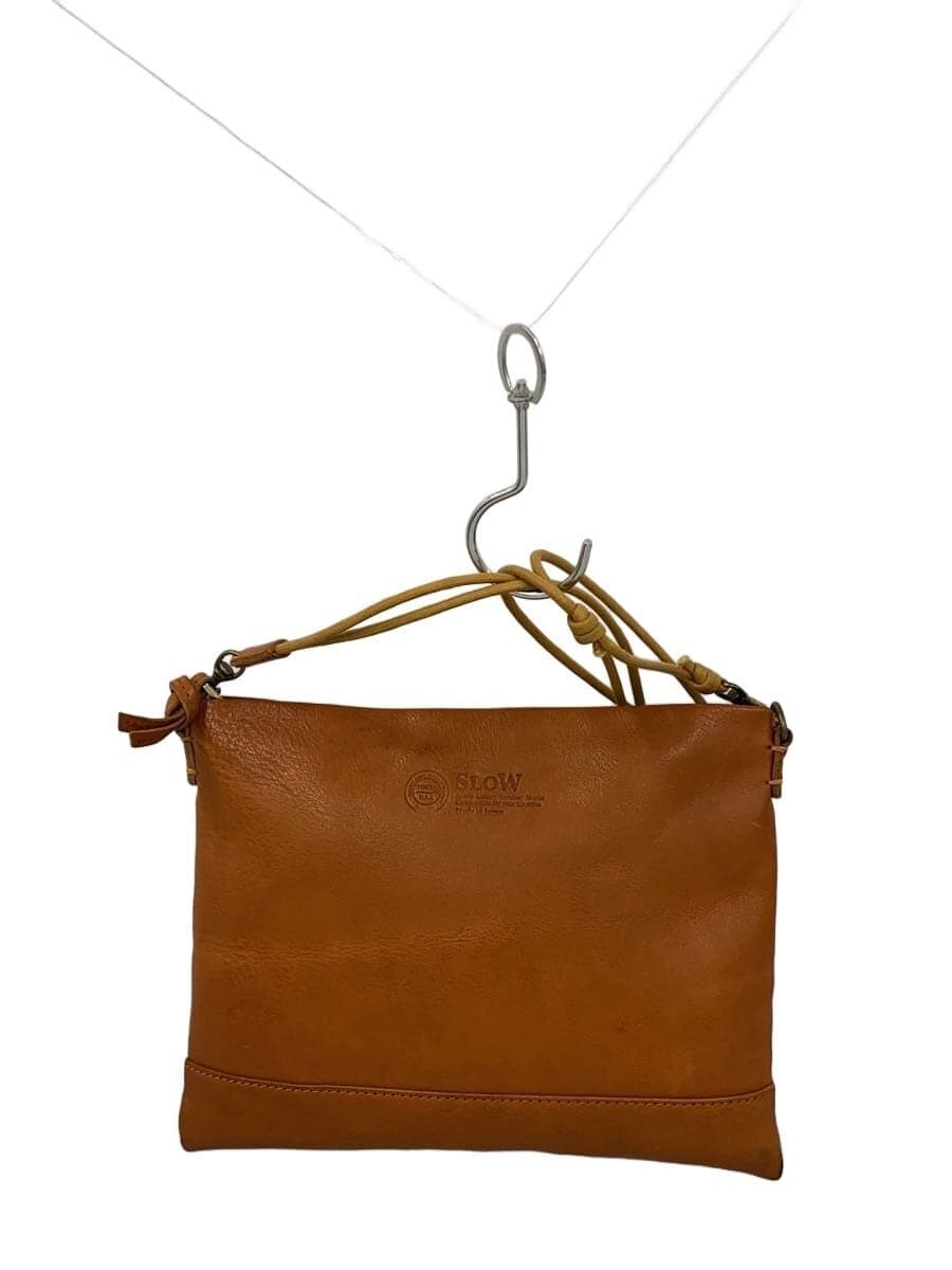 SLOW Shoulder Bag Leather BRW