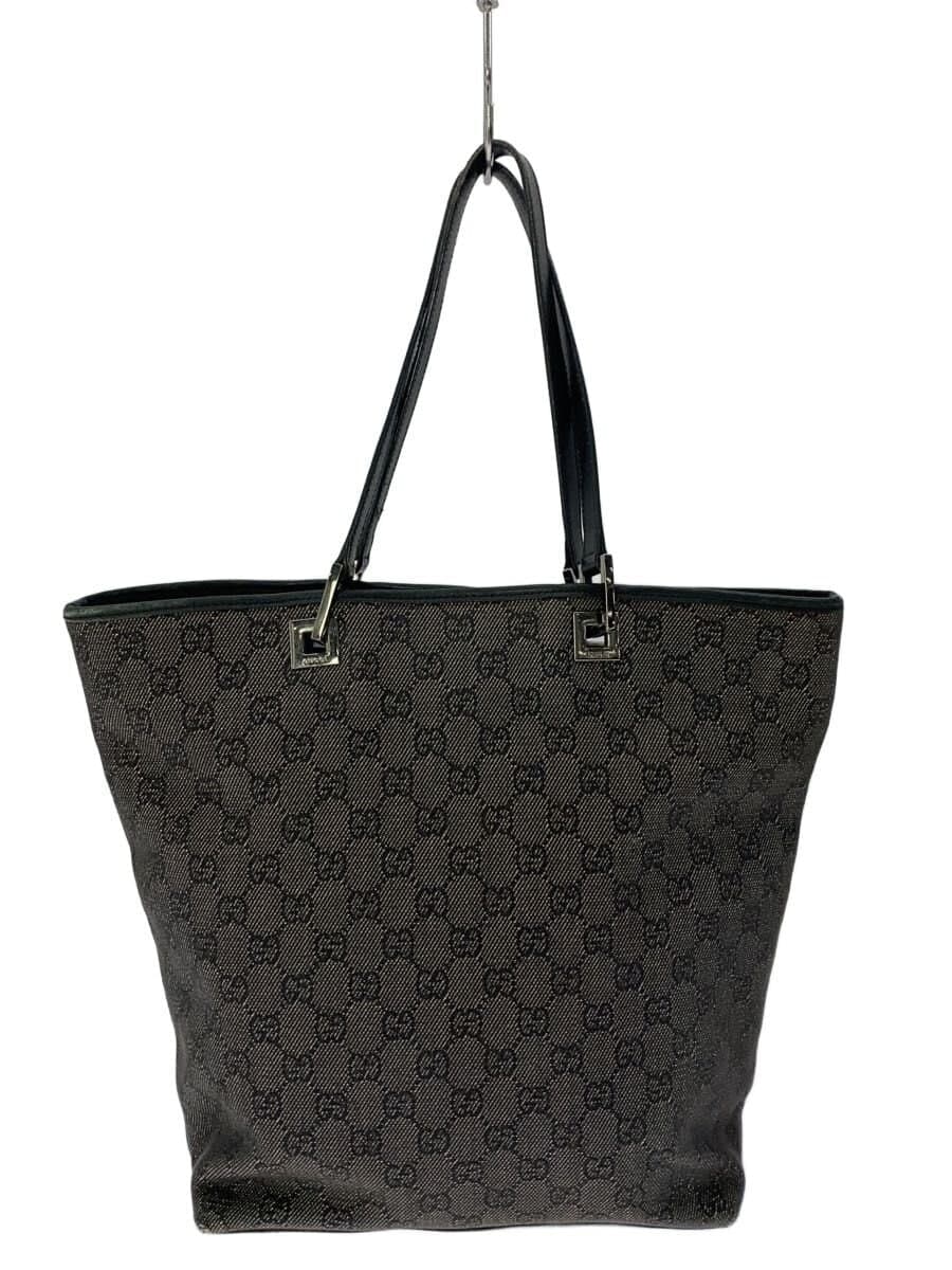 GUCCI Tote Bag_GG Canvas Canvas Black Allover Pattern 31243