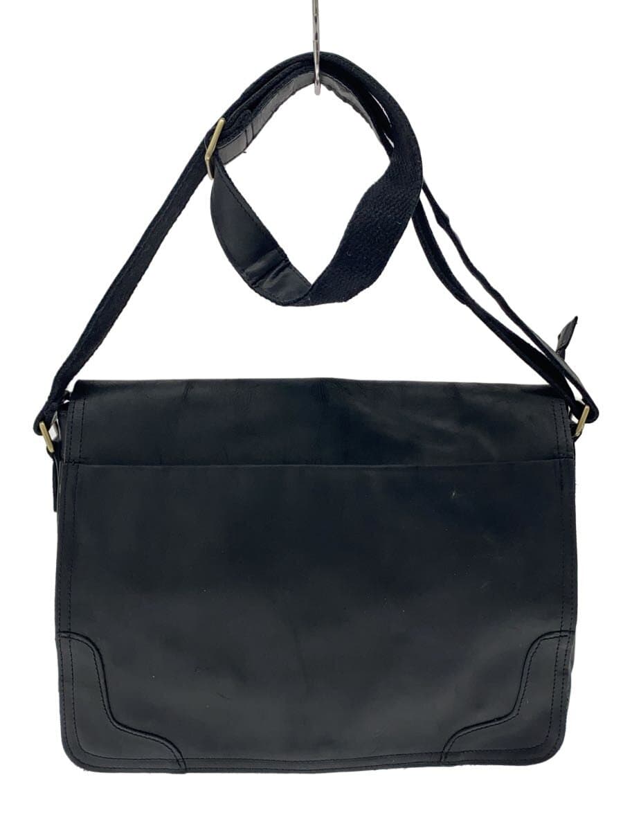 Other Brand Shoulder Bag Leather BLK Solid