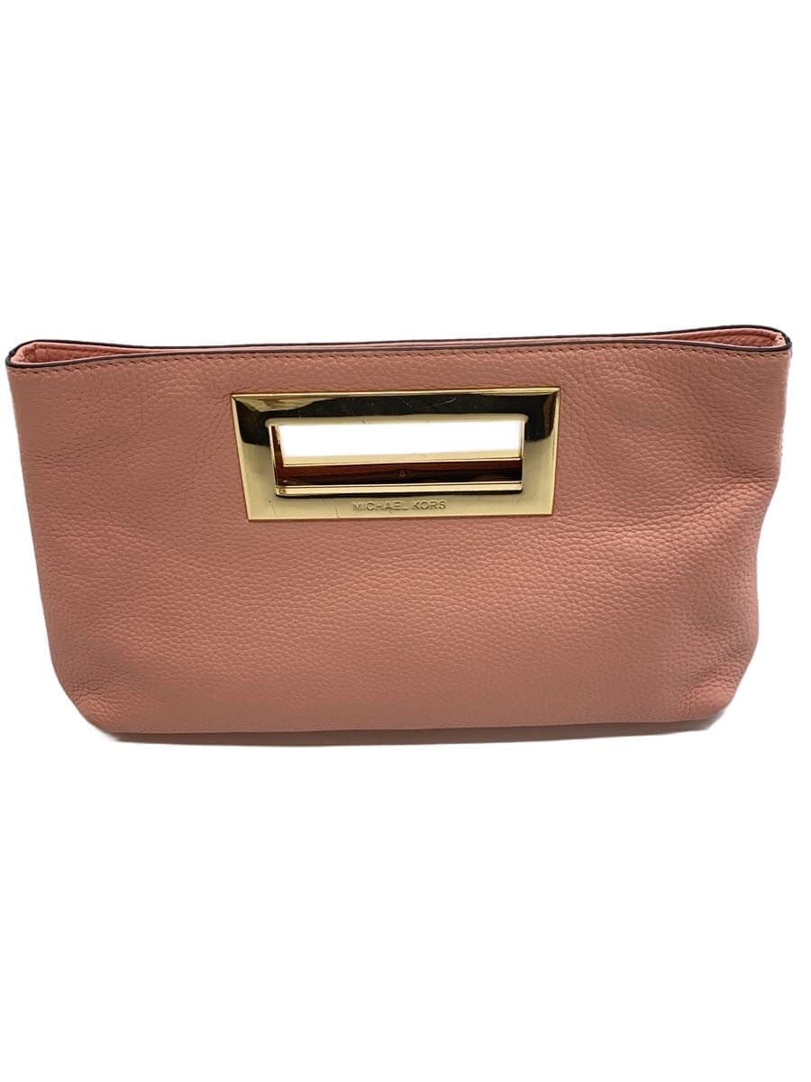 MICHAEL KORS Clutch Bag Leather PNK