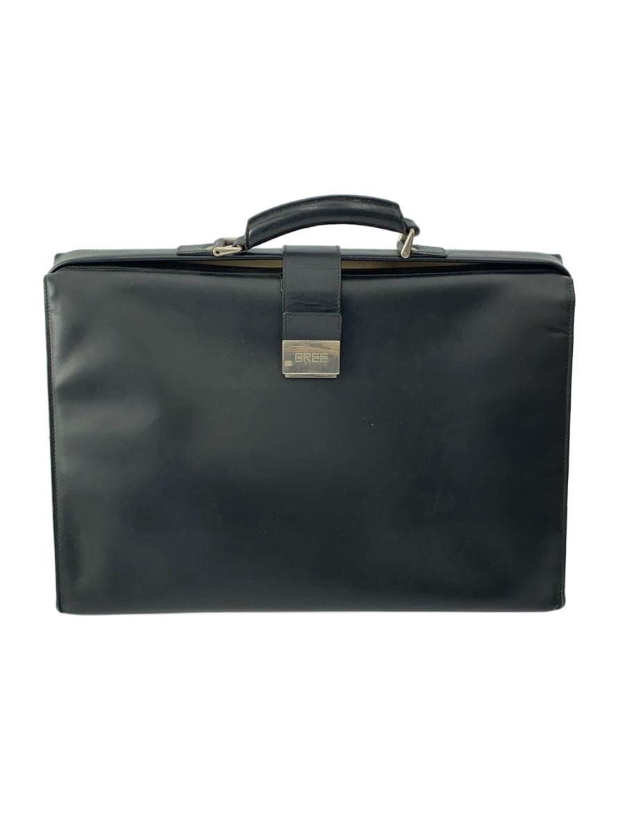 BREE Briefcase Leather BLK
