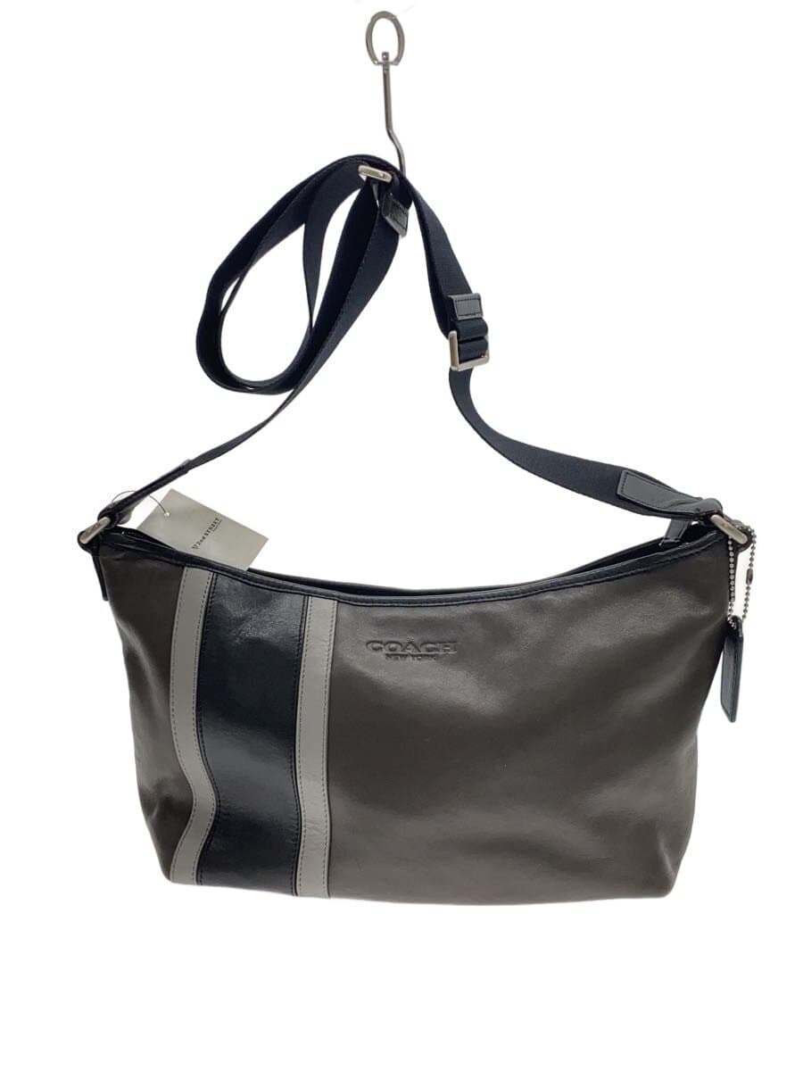 COACH Shoulder Bag Leather