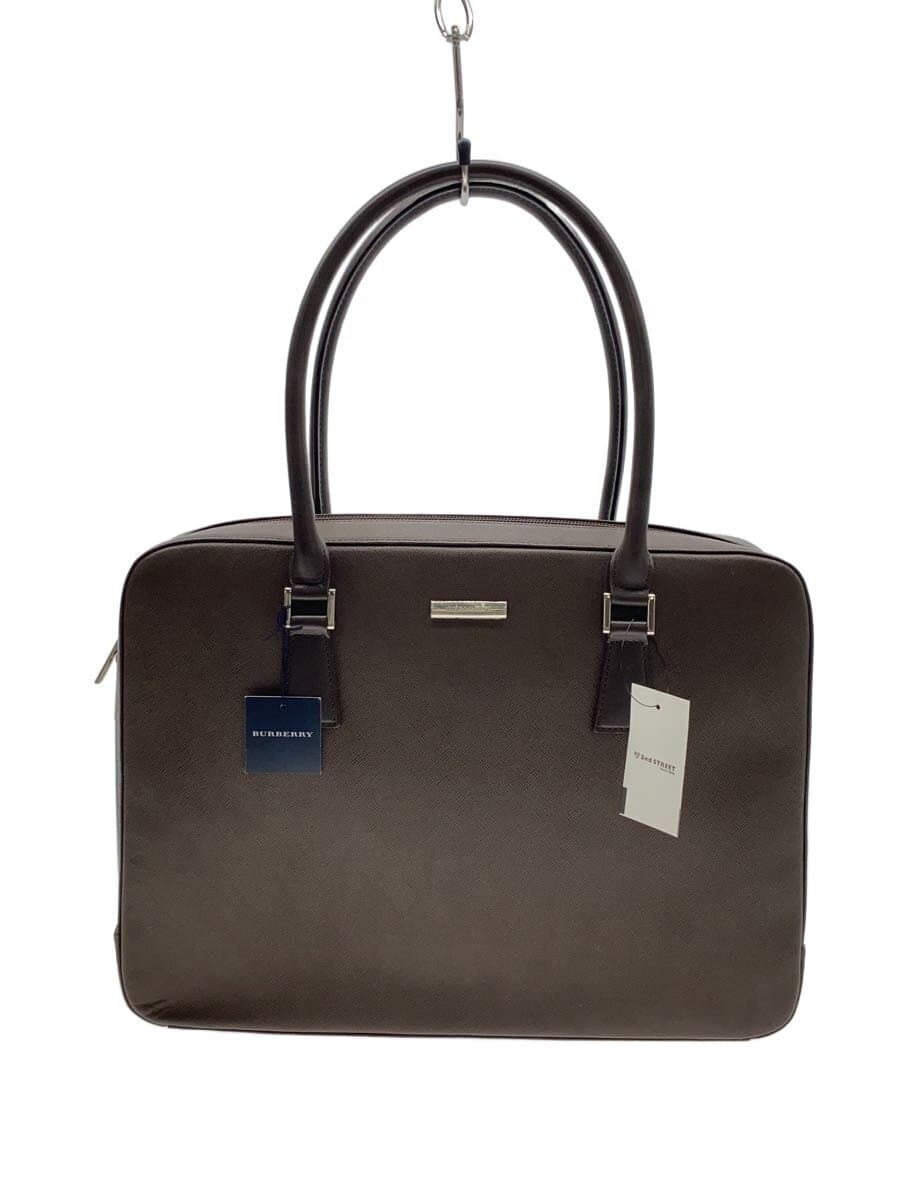 BURBERRY Briefcase PVC BRW Solid 4025